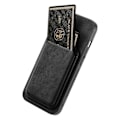 Miniatyrbilde 4 av 5: Retro Skinn Kortveske Magnetisk Telefondeksel for iPhone 14 Black