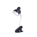 Miniatyrbilde 1 av 5: Skrivebordslampe, 360 graders rotasjon, klips-på-lampe, bærbar leselampe, klemme på skrivebord/bord/køyeseng/skap, hjemmebelysning Black B