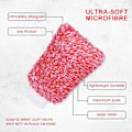 Miniatyrbilde 5 av 5: Mikrofiber Bilvask Votter Rengjøringshansker Utstyr Svamp, 2 Sett Profesjonelle Riper Fri Polering Rengjøringsvotter Red