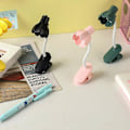 Miniatyrbilde 4 av 5: Skrivebordslampe, 360 graders rotasjon, klips-på-lampe, bærbar leselampe, klemme på skrivebord/bord/køyeseng/skap, hjemmebelysning Black D
