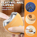Miniatyrbild 2 av 5: 2 i 1 Elektrisk Polerande Automatisk Nagelklippare, 2025 Uppgraderad Elektrisk Nagelklippare för Bebisar och Vuxna, Nagelklippare Nagelfil Orange