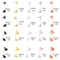 Miniatyrbilde 3 av 5: Skrivebordslampe, 360 graders rotasjon, klips-på-lampe, bærbar leselampe, klemme på skrivebord/bord/køyeseng/skap, hjemmebelysning Pink A