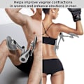 Miniatyrbilde 4 av 5: Lårtoning Pelvic Floor Inner Thigh Exerciser Strengthener for Kvinner og Menn Justerbar Styrke Inner & Outer Thigh Exerciser Gray