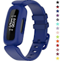 Pikkukuva 1 / 5: Rannekkeet Fitbit Ace 3 -lapsille, silikoniset vedenpitävät rannekorutarvikkeet, urheilukellon rannekkeen vaihto Fitbit Ace 3 -pojille ja -tytöille Blue Fitbit Ace 3
