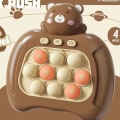 Miniatyrbillede 1 af 2: Bjørn Pop It-spil - Pop It Pro Light Up-spil Hurtig tryk Fidget G G
