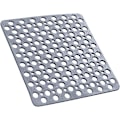 Miniatyrbillede 1 af 7: Skridsikre bademåtter - Ekstra stor holdbar firkantet anti-skimmel gummimåtte til badekar (53CM*53CM) Grey