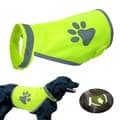Reflexväst för hund / Reflex - Flera storlekar GrönGul M