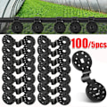 Miniatyrbillede 2 af 7: 5-100 stk. Markise Plast Clips Udendørs Skygge Stof Net Klip Camping Have Værktøj Havebygninger Hegn Net Fix Klip Markise Krog Biger 10pcs