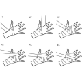 Miniatyrbild 3 av 5: 1 par bomullshandskar sport handskar träningsbandage 3 m bomullssportbandage boxningsbandage Sanda Muay Thai taekwondo handskar handomslag