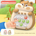 Miniatyrbilde 4 av 5: Push Bubble Spill, Quick Push Spillkonsoll, Stress Relief Pop Fidget Leker For Barn Brown