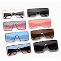 Miniatyrbillede 3 af 3: Solbriller Fashion Square Solbriller Kvinder Mærke Designer Oversized Solbriller Gradient Spejl(1PC,Gradient Blå)