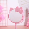 Miniatyrbillede 2 af 5: Bordsspejl, Kitty Cat Form - Kawaii & Vanity Makeup Spejl Til Dig I Badeværelset Eller Soveværelset - Pink, Fødselsdagsgave Til Hello Kitty Fans