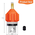 Miniatyrbilde 2 av 5: Oppblåsbar båt SUP pumpe adapter, konvensjonell luft pumpe adapter for båt kajakk oppblåsbar robåt liten stand up paddle board