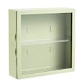Miniatyrbillede 1 af 5: Vægmonteret udstillingsmontre Blind Box Figurer Display Case Håndværk Opbevaringsdisplay Stativ Støvfri Dukke Legetøjsopbevaringsboks Avocado Green