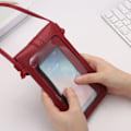 Miniatyrbillede 4 af 8: Mobil taske touch skærm Retro spænde red