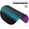 Miniatyrbild 6 av 6: Ergonomisk musmatta med handledsstöd i memory foam, bekväm datormusmatta för bärbar dator, smärtlindrande handledsstöd, ren lila Pure Purple