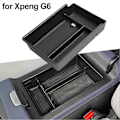 Miniatyrbild 1 av 5: ABS+PVC Central Console Armrest Förvaringsbox för Xpeng G6 Centralbehållare