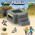 Pikkukuva 2 / 5: Minecraft-minihahmo Pelikartta DIY Magneettilelut Minecraft Dungeons Sarjakuvamaailma Mallintaja Luovat lelut Lapsille Lahjat T042-32PCS
