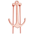 Pikkukuva 1 / 4: Kirjanmerkki, kädet vapaana kirjanavaaja, kirjanpidin, klassiset lukutarvikkeet Rose Gold