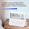 Miniatyrbild 3 av 3: Elektrisk Väckarklocka Bords Tyst Klocka Analog Väckarklocka Skrivbords Väckarklocka