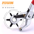Miniatyrbilde 5 av 5: Dreibar skinnbelte hullmaskin skinnhullmaskin Heavy Duty roterende hullmaskin med 6 hull i flere størrelser