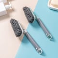 Miniatyrbillede 2 af 5: Gulvbørste Badeværelse Væg Vask Toilet Flise Hjørne Spor Børste Grøn