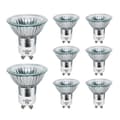 GU10 Halogenlampor 50W Dimbar-220V GU10 Halogen Spotlights-2800K Varmvit-700 Lumen (8-pack)