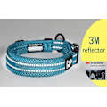 Miniatyrbild 3 av 5: Truelove Justerbart Mesh Vadderat Hundhalsband 3M Reflex Nylon Hundhalsband Slitstarkt Kraftigt för alla raser alla väder 8 storlekar black XXL