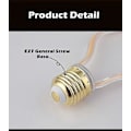 Miniatyrbilde 5 av 5: 4W E27 Kreativ LED-pære med stjerneformet glødetråd, dekorativ, varm hvit 2700K, AC 220V, 360 graders lysfordeling