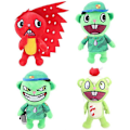 Miniatyrbilde 4 av 5: 23 Stiler Happy Tree Friends Plysjleketøy Lumpy Petunia Nutty Splendid Sniffles Flakey Flippy Myk Dukke Romdekor Dukke For Gave 23cm POP As picture