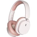 Rosa Trådlösa Bluetooth Over-Ear Hörlurar, Vikbara + Trådbundet Läge, Brusreducerande Mikrofon