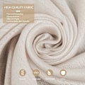 Miniatyrbilde 3 av 4: Sjal Chiffon Sjal Dame  Perlesjal Mote Silke Sømmer Tulle Design Lang Sjal Sjal Wrap Solbeskyttelse,Beige