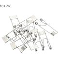 Miniatyrbillede 3 af 5: 52x19mm Forsænket Spotlight Fjederclips 10 stk. Lysdiode Forsænket Belysningstilbehør Sikkerhedsklemmer til Loftslampe