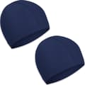 2-pack elastiska simmössor, bekväma halkfria simmössor i tyg, lätta simmössor för kvinnor, män, barn för simning, marinblå NavyBlue