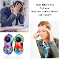 Miniatyrbild 6 av 6: 2 st Fidget Controller Pad, Bärbar Stressreducerande Spelplatta Hand Fidget Pad för att Släppa Stress och Ångest