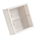 Miniatyrbillede 3 af 5: Vægmonteret udstillingsmontre Blind Box Figurer Display Case Håndværk Opbevaringsdisplay Stativ Støvfri Dukke Legetøjsopbevaringsboks White