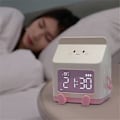 Miniatyrbild 2 av 5: Ny Kreativ Mjölkkartong Elektronisk Väckarklocka För Studenter Mini Timing Söt Barntecknad Sovrum Väckning Chinese 2