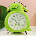 Miniatyrbild 1 av 5: Väckarklocka för sovrum, Analog Dinosaurie Väckarklocka, Skrivbordsklocka för studenthem Light Green