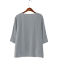 Miniatyrbilde 2 av 4: Kvinners Chiffon Kimono Cardigan Åpen Front Capes Sheer Shrug Topp Svømme Strand Cover Up Beachwear Bluse Wrap M