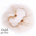 Miniatyrbilde 1 av 10: 20/40 stk Usynlige Hårnett Fine Nett Parykknett gull 40 stk gold 40 Pcs