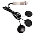 Miniatyrbild 4 av 5: Gitarr pickup piezo kontaktmikrofon pickup 3 givare pickup system för akustisk 6,35 mm