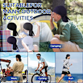 Miniatyrbild 5 av 5: 4-pack svettabsorberande bandana hjälmfoder huva andningsbar svettsäker bandana justerbar cykelmössa för utomhusaktiviteter
