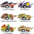 Pikkukuva 5 / 5: Dinosauruslelut lapsille 3-5, Vedä takaisin dinosaurusautot 3 4 5 6 7-vuotiaille pojille ja tytöille Dino-lelulahjat taaperoille A