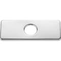 INF Täckplatta för blandare Rostfritt stål 6 tum Silver