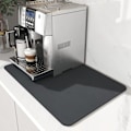 Miniatyrbilde 1 av 5: Kaffematte Skjul Flekker Gummi Absorberende Brett for Kjøkkenbenk Tørkematte - Kaffetrakter Kaffe Bar Tilbehør