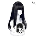 Anime Chainsaw Man Mitaka Asa Cosplay Parykk Asa Mitaka Lang Svart One Size