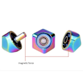 Miniatyrbild 4 av 5: Spinner Kub Finger Tricks Stress & Ångestlindring Finger Gyro Fidget Leksak Barn Vuxna Present -ES Färgglad Färgglad Colourful