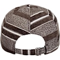 Miniatyrbilde 4 av 4: Mote for menn og kvinner - Britisk stripet trykt baseballcaps Duck Tongue Cap Solhatt Coffee