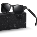 Miniatyrbild 1 av 5: Solglasögon Herr Unisex Polariserad Solglasögon Svart Anti-Glare Linser Klassisk Ultra Lätt Fyrkantig Körning Vandring Golf Fiske Black