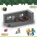 Pikkukuva 4 / 5: Minecraft-minihahmo Pelikartta DIY Magneettilelut Minecraft Dungeons Sarjakuvamaailma Mallintaja Luovat lelut Lapsille Lahjat T047-63PCS